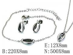 Stainless Steel Jewelry Wholesale - Stainless Steel Jewelry Sets - HY59S2747OW