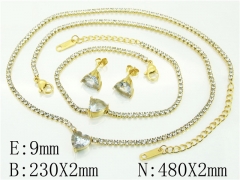 Stainless Steel Jewelry Wholesale - Stainless Steel Jewelry Sets - HY59S2435IIL