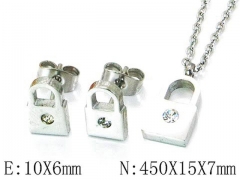 Stainless Steel Jewelry Wholesale - Stainless Steel Jewelry Sets - HY25S0599MD