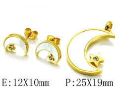 Stainless Steel Jewelry Wholesale - Stainless Steel Jewelry Sets - HY25S0566HIQ