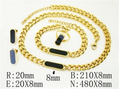 Stainless Steel Jewelry Wholesale - Stainless Steel Jewelry Sets - HY50S0382JCV