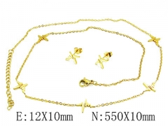 Stainless Steel Jewelry Wholesale - Stainless Steel Jewelry Sets - HY59S2876HHS