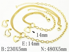 Stainless Steel Jewelry Wholesale - Stainless Steel Jewelry Sets - HY59S2283HOV