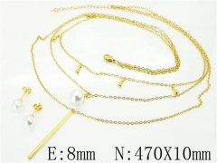 Stainless Steel Jewelry Wholesale - Stainless Steel Jewelry Sets - HY59S0198HJC