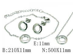 Stainless Steel Jewelry Wholesale - Stainless Steel Jewelry Sets - HY59S2838OC
