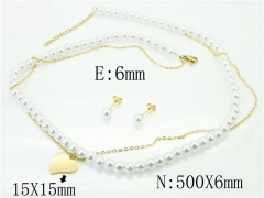 Stainless Steel Jewelry Wholesale - Stainless Steel Jewelry Sets - HY59S2062HL5