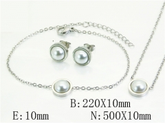 Stainless Steel Jewelry Wholesale - Stainless Steel Jewelry Sets - HY59S2548PW