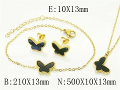 Stainless Steel Jewelry Wholesale - Stainless Steel Jewelry Sets - HY59S2502HIT