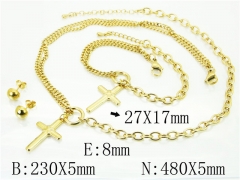 Stainless Steel Jewelry Wholesale - Stainless Steel Jewelry Sets - HY59S2271HOB