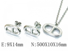 Stainless Steel Jewelry Wholesale - Stainless Steel Jewelry Sets - HY06S1017PA