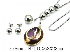 Stainless Steel Jewelry Wholesale - Stainless Steel Jewelry Sets - HY59S2808HNZ