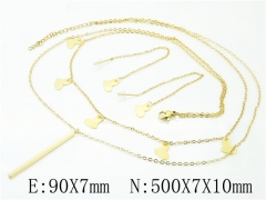 Stainless Steel Jewelry Wholesale - Stainless Steel Jewelry Sets - HY59S1874HSS