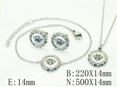 Stainless Steel Jewelry Wholesale - Stainless Steel Jewelry Sets - HY59S2542HHZ