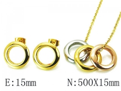 Stainless Steel Jewelry Wholesale - Stainless Steel Jewelry Sets - HY59S2656PQ