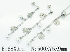 Stainless Steel Jewelry Wholesale - Stainless Steel Jewelry Sets - HY59S1923PZ