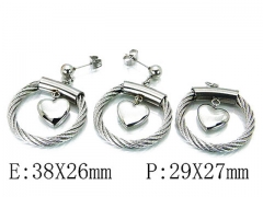Stainless Steel Jewelry Wholesale - Stainless Steel Jewelry Sets - HY64S1035HKC