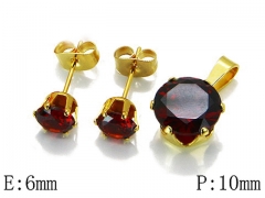 Stainless Steel Jewelry Wholesale - Stainless Steel Jewelry Sets - HY21S0021JHX