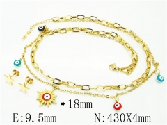 Stainless Steel Jewelry Wholesale - Stainless Steel Jewelry Sets - HY24S0049HIC