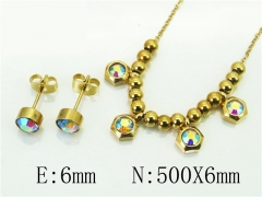 Stainless Steel Jewelry Wholesale - Stainless Steel Jewelry Sets - HY91S1554HHQ