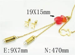 Stainless Steel Jewelry Wholesale - Stainless Steel Jewelry Sets - HY64S1344HMD