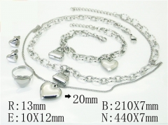 Stainless Steel Jewelry Wholesale - Stainless Steel Jewelry Sets - HY50S0267IOW