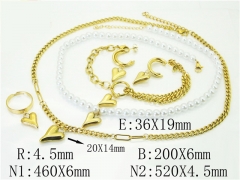 Stainless Steel Jewelry Wholesale - Stainless Steel Jewelry Sets - HY50S0296JVV