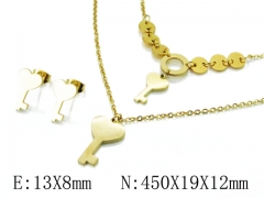 Stainless Steel Jewelry Wholesale - Stainless Steel Jewelry Sets - HY59S1365HUU