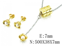 Stainless Steel Jewelry Wholesale - Stainless Steel Jewelry Sets - HY59S1447PLW