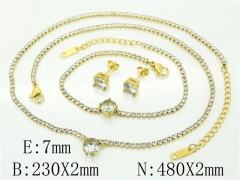 Stainless Steel Jewelry Wholesale - Stainless Steel Jewelry Sets - HY59S2475IIL