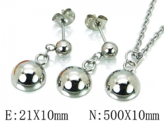 Stainless Steel Jewelry Wholesale - Stainless Steel Jewelry Sets - HY64S1051LE