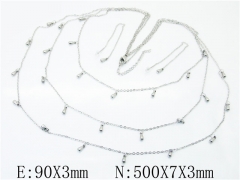Stainless Steel Jewelry Wholesale - Stainless Steel Jewelry Sets - HY59S1781HPA