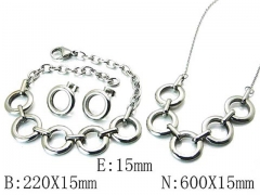 Stainless Steel Jewelry Wholesale - Stainless Steel Jewelry Sets - HY59S2727HMZ