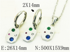 Stainless Steel Jewelry Wholesale - Stainless Steel Jewelry Sets - HY06S1104HIC