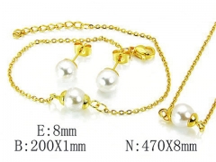 Stainless Steel Jewelry Wholesale - Stainless Steel Jewelry Sets - HY59S2485MLQ