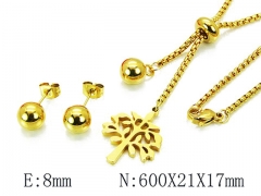 Stainless Steel Jewelry Wholesale - Stainless Steel Jewelry Sets - HY59S2410HEE