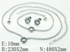 Stainless Steel Jewelry Wholesale - Stainless Steel Jewelry Sets - HY59S2455IEL