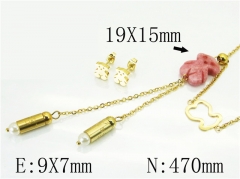 Stainless Steel Jewelry Wholesale - Stainless Steel Jewelry Sets - HY64S1345HMX