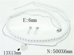 Stainless Steel Jewelry Wholesale - Stainless Steel Jewelry Sets - HY59S2034HKG