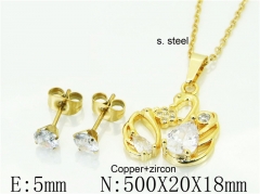 Stainless Steel Jewelry Wholesale - Stainless Steel Jewelry Sets - HY54S0578OF