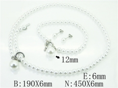 Stainless Steel Jewelry Wholesale - Stainless Steel Jewelry Sets - HY59S1999HOF