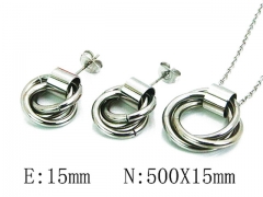 Stainless Steel Jewelry Wholesale - Stainless Steel Jewelry Sets - HY59S1357OE