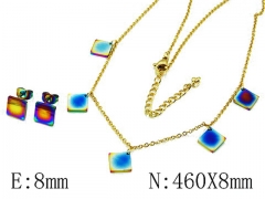 Stainless Steel Jewelry Wholesale - Stainless Steel Jewelry Sets - HY59S2923OLV
