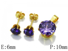 Stainless Steel Jewelry Wholesale - Stainless Steel Jewelry Sets - HY21S0020JHV