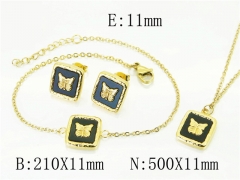 Stainless Steel Jewelry Wholesale - Stainless Steel Jewelry Sets - HY59S2510HIW