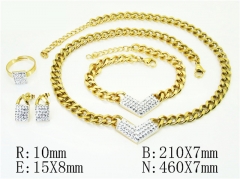 Stainless Steel Jewelry Wholesale - Stainless Steel Jewelry Sets - HY50S0521JEE