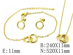 Stainless Steel Jewelry Wholesale - Stainless Steel Jewelry Sets - HY59S1245PE