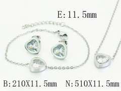 Stainless Steel Jewelry Wholesale - Stainless Steel Jewelry Sets - HY30S0218HLR