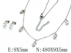 Stainless Steel Jewelry Wholesale - Stainless Steel Jewelry Sets - HY59S2980NB