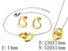 Stainless Steel Jewelry Wholesale - Stainless Steel Jewelry Sets - HY59S1237HWW