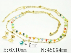 Stainless Steel Jewelry Wholesale - Stainless Steel Jewelry Sets - HY24S0059HZL